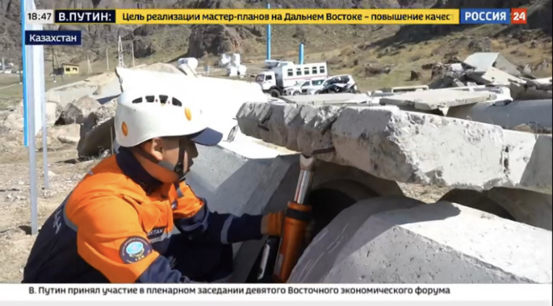 В Казахстане спасательные подразделения провели масштабные учения. ВЕСТИ. 05.09.2024